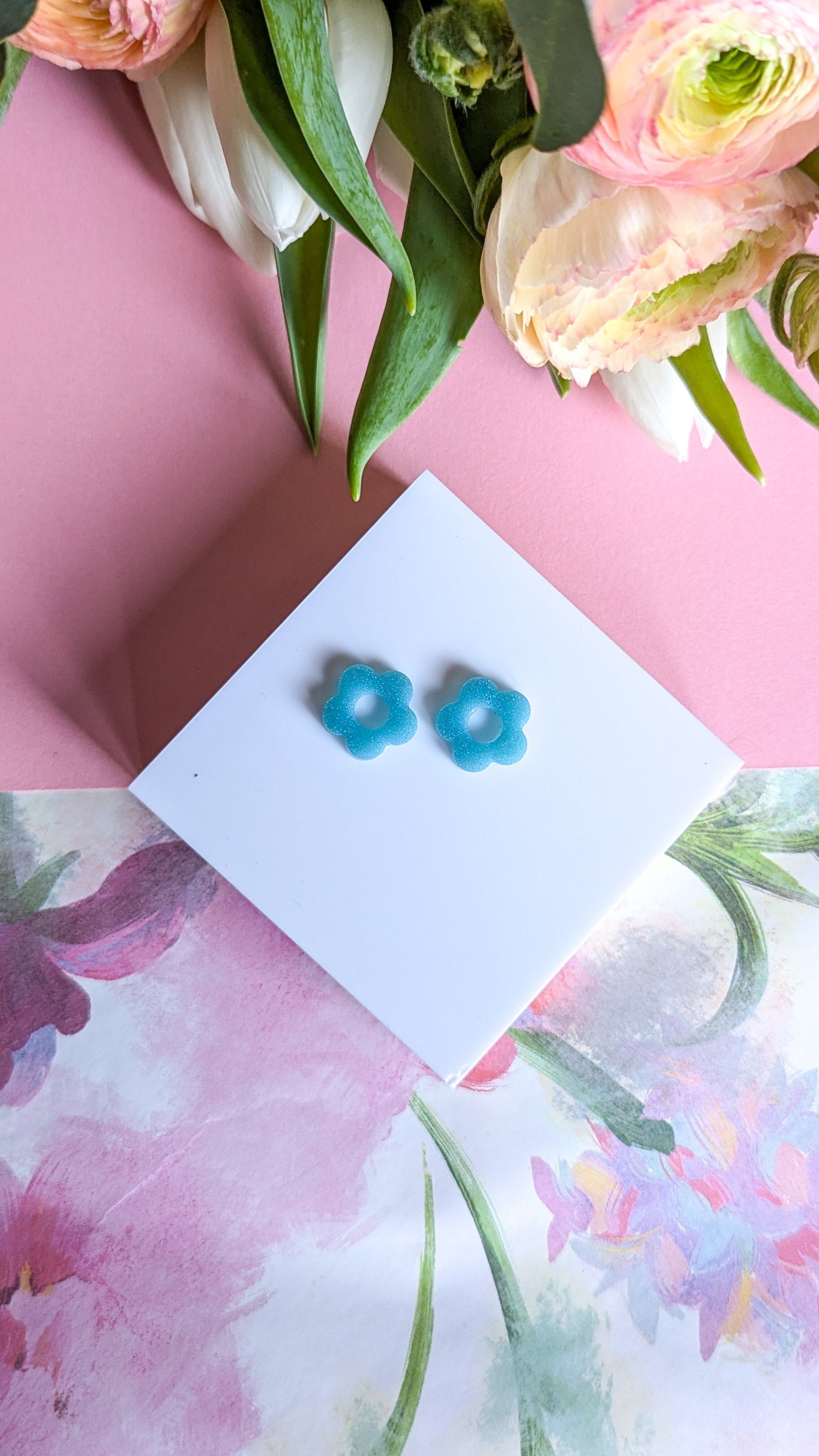 Pampilles mini fleur vert sauge