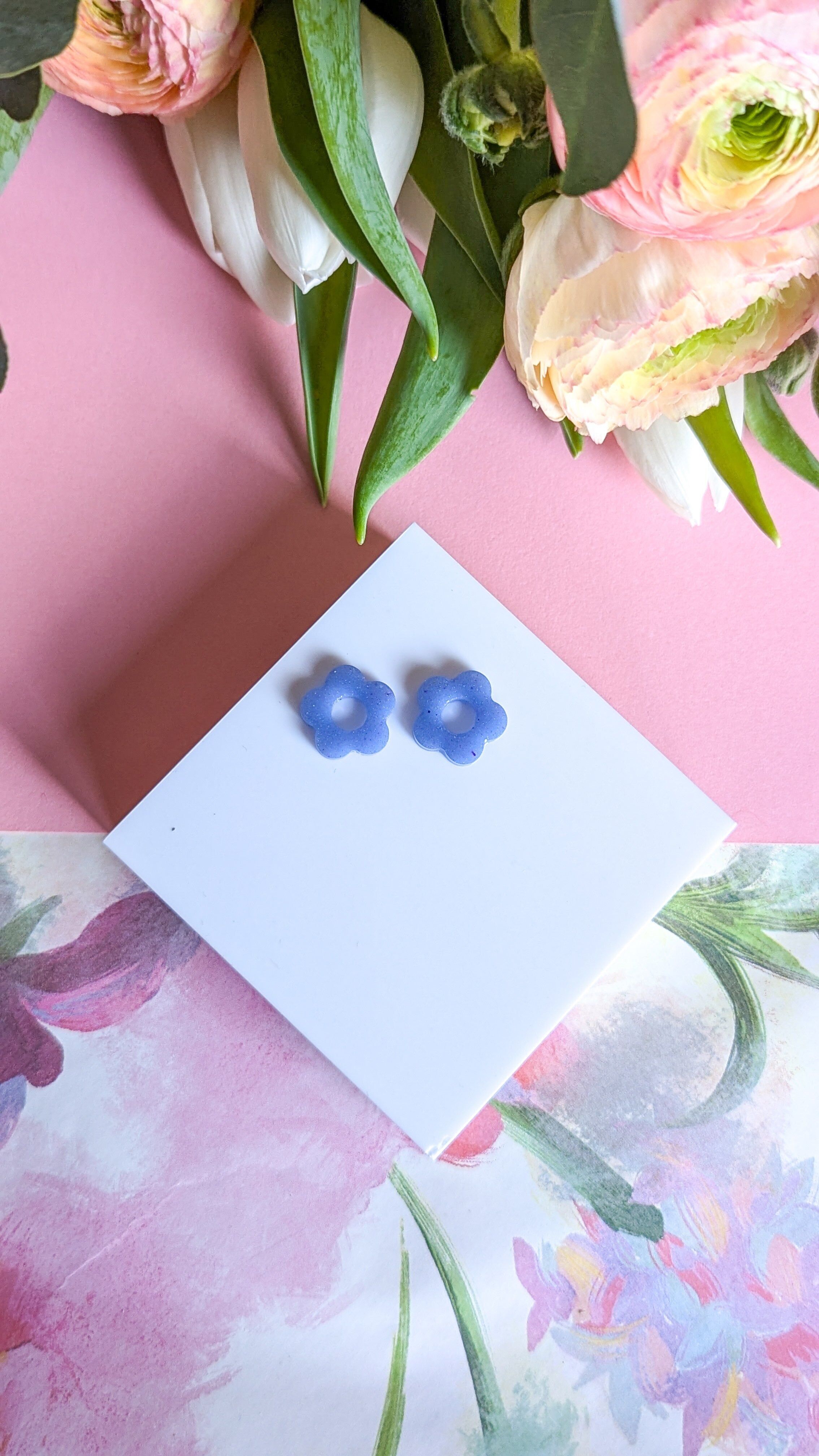 Pampilles mini fleur lavande