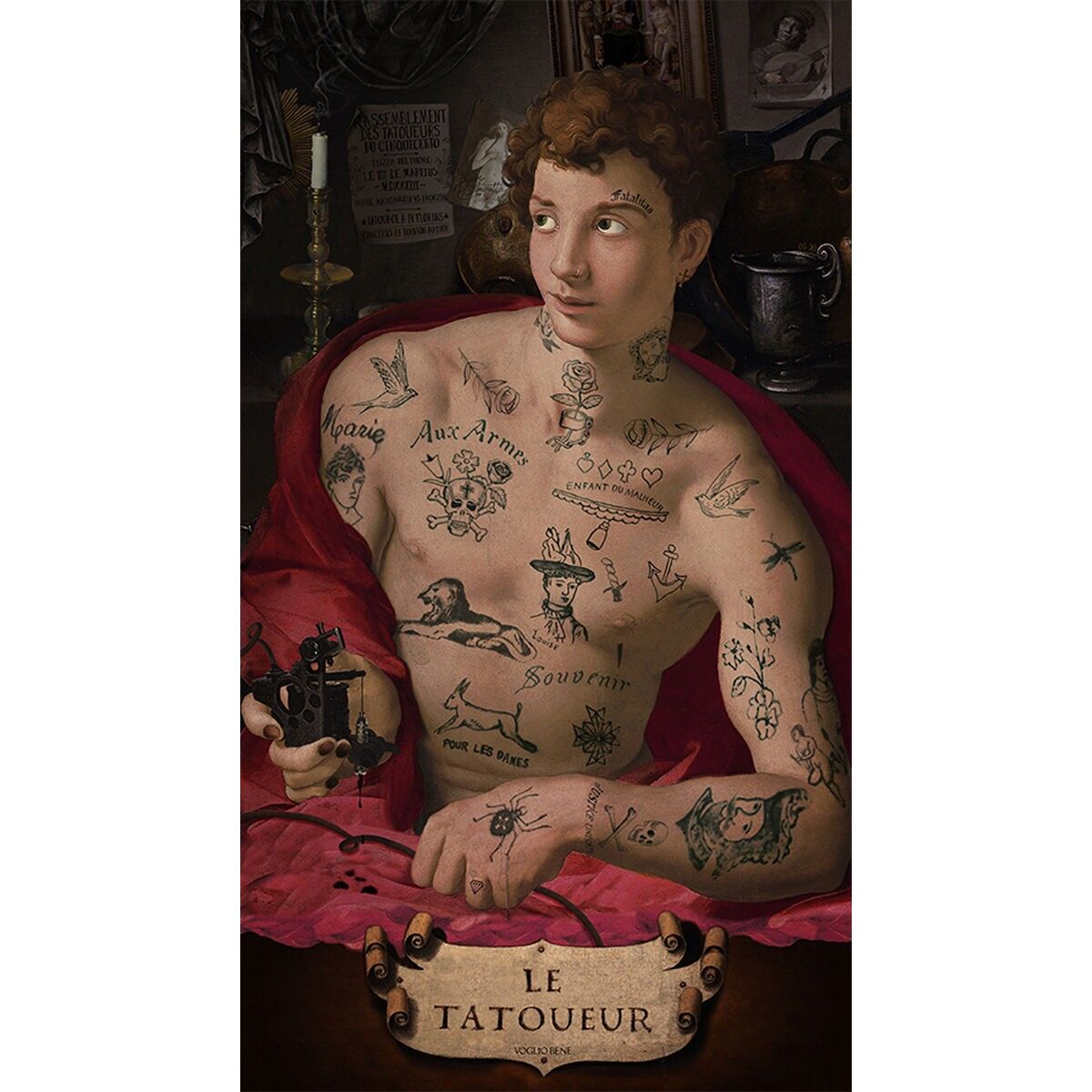 CARTA DA PARATI 144 IL TATUATORE