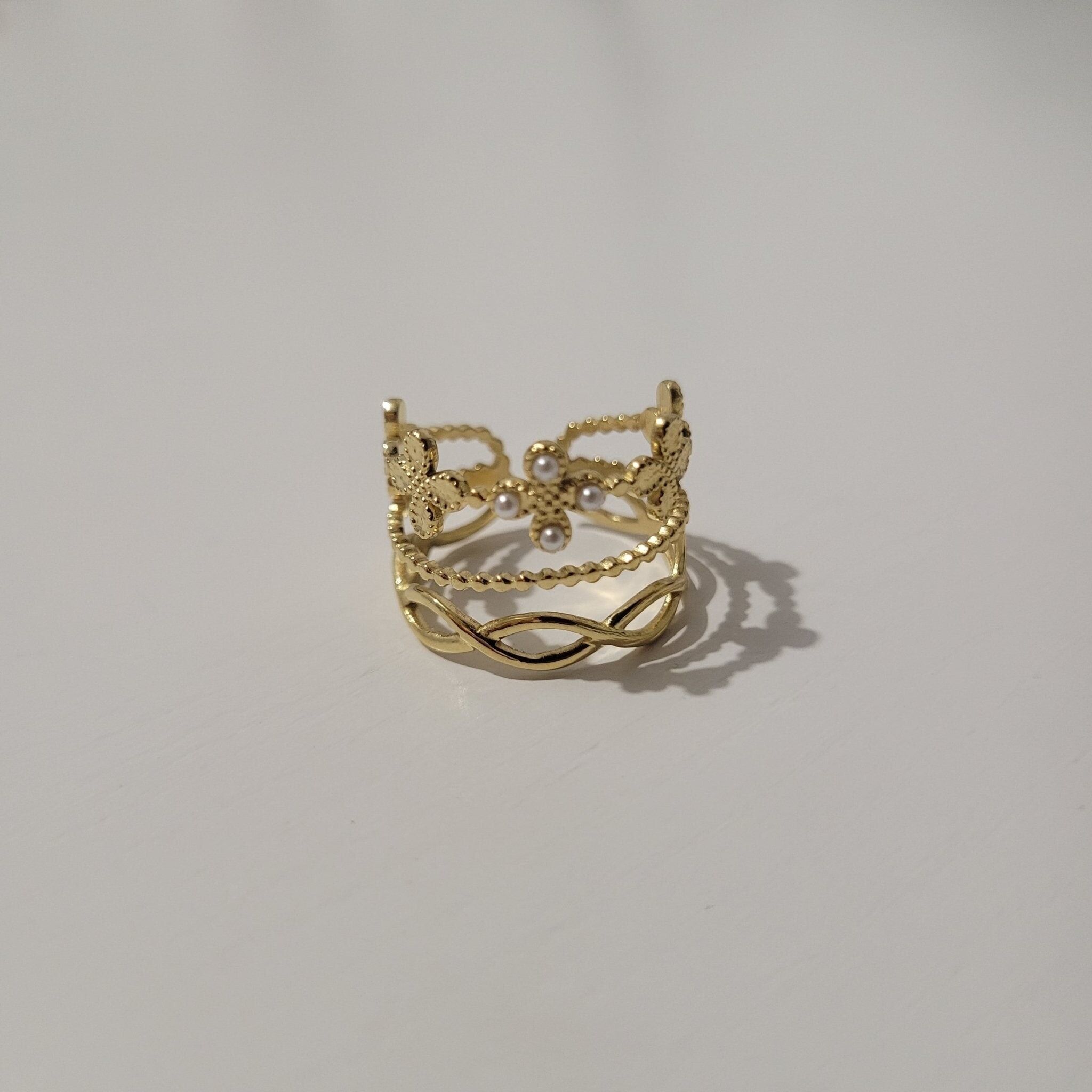 Anello in acciaio inossidabile anallergico impermeabile - Alba