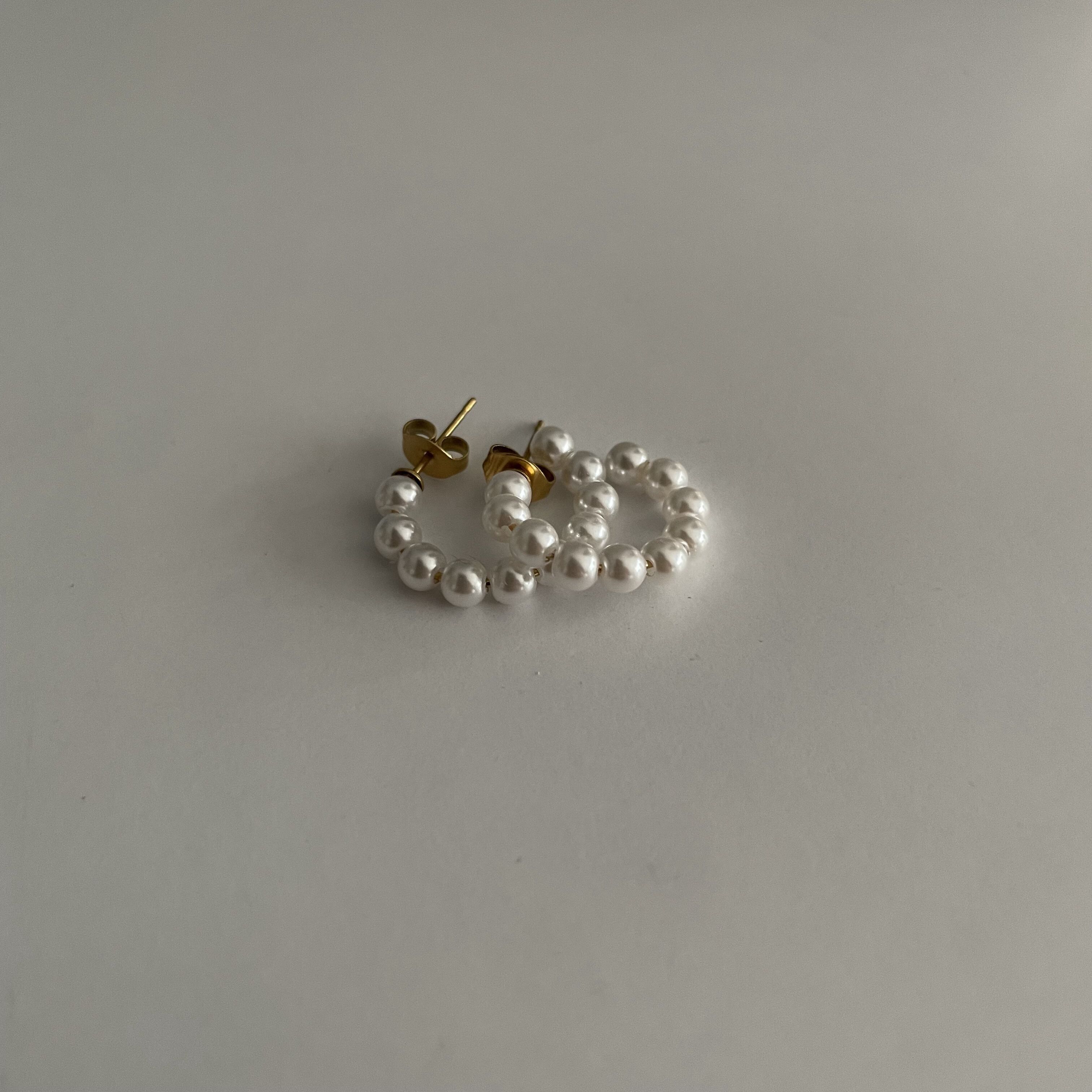 Boucles d'oreilles acier inoxydable waterproof hypoallergénique  - Kamala
