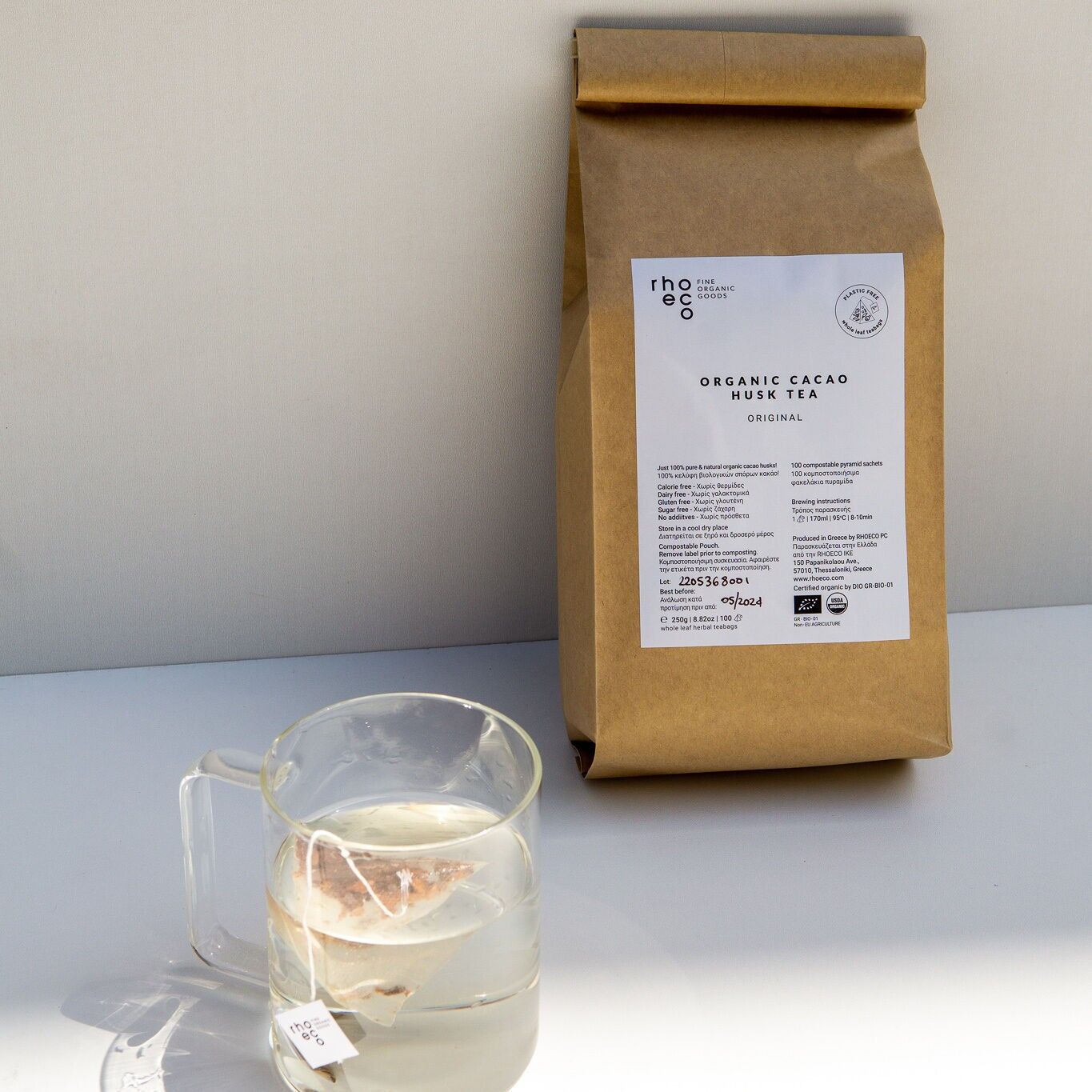 Zitrone-Ingwer - 100 lose Bio-Kräuterteebeutel - Big Bag