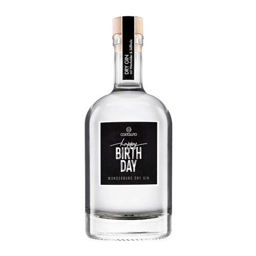 Wunderburg Dry Gin / Happy BIRTHDAY / VE 3 Fl.