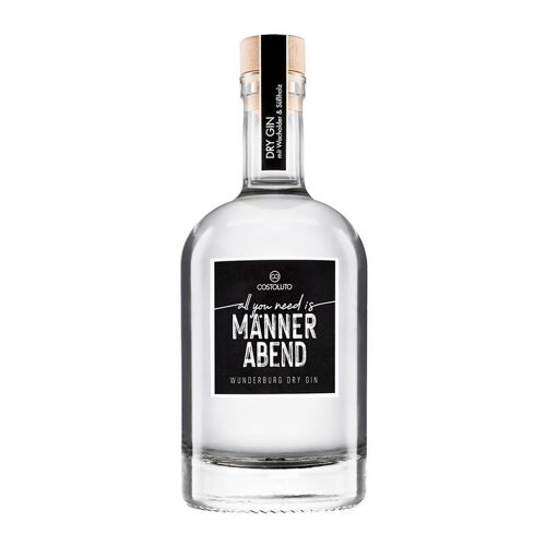 Wunderburg Dry Gin / all you need is MÄNNERABEND / VE 3 Fl.