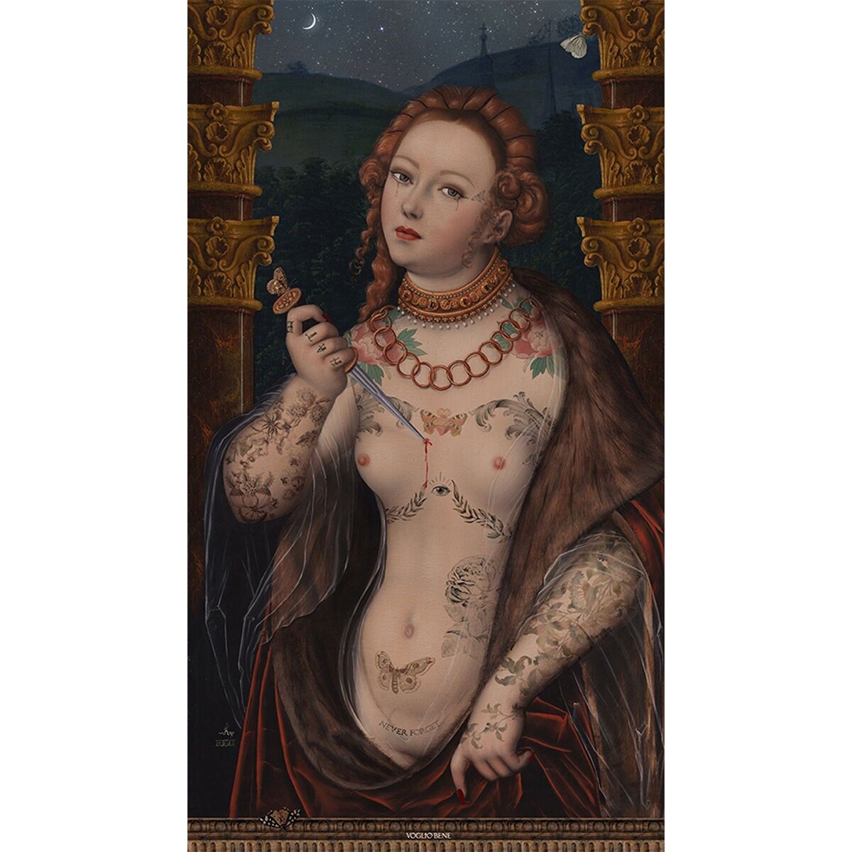 250 CARTA DA PARATI LUCRETIA