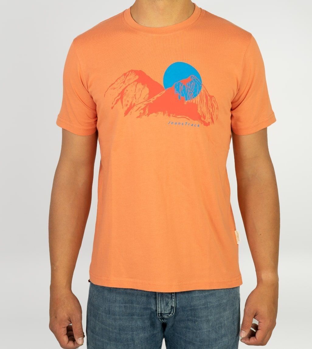 Organic Cotton Sunset Salmon T-shirt