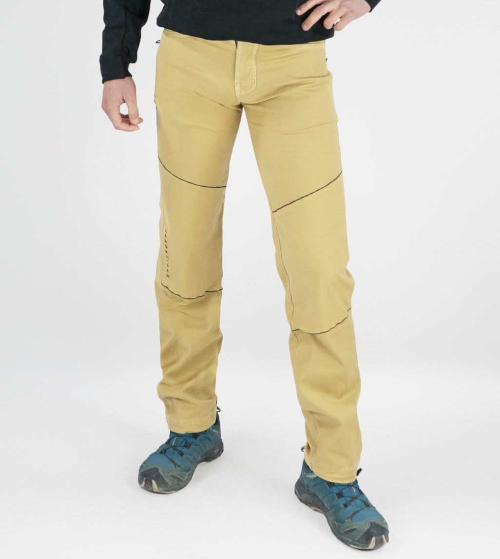 Pantaloni da arrampicata Turia ECO Mustard da uomo