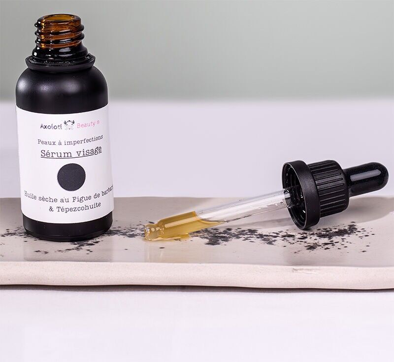 Siero purificante con Tepezcohuite e olio di semi di fico d'India