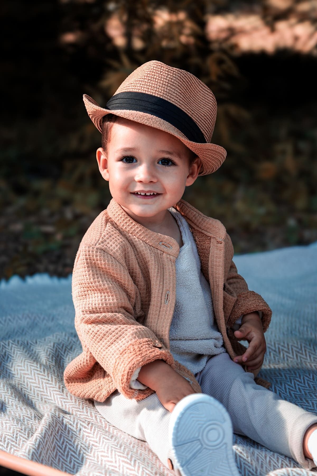 Mid-season waffle coat