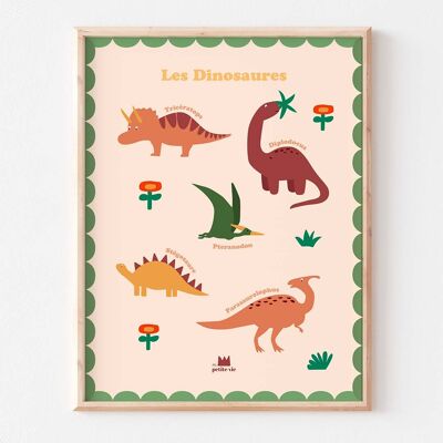 Poster - Dinosauro (30 x 40 cm)