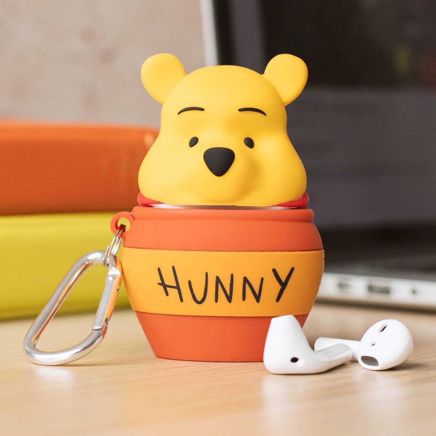 Custodia Airpod, Custodia protettiva per Airpod - Pooh
