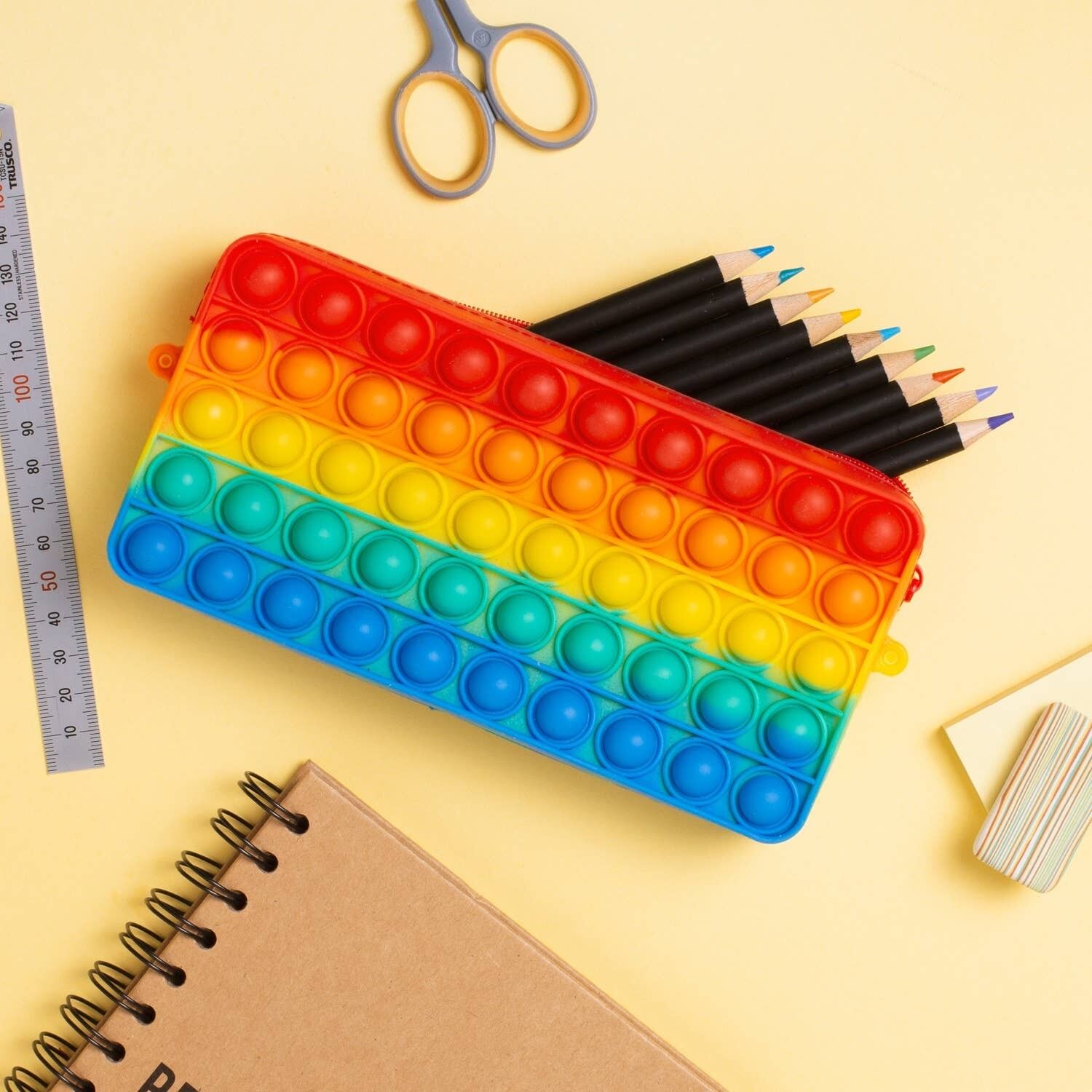 Estuche para lápices Poppit de silicona