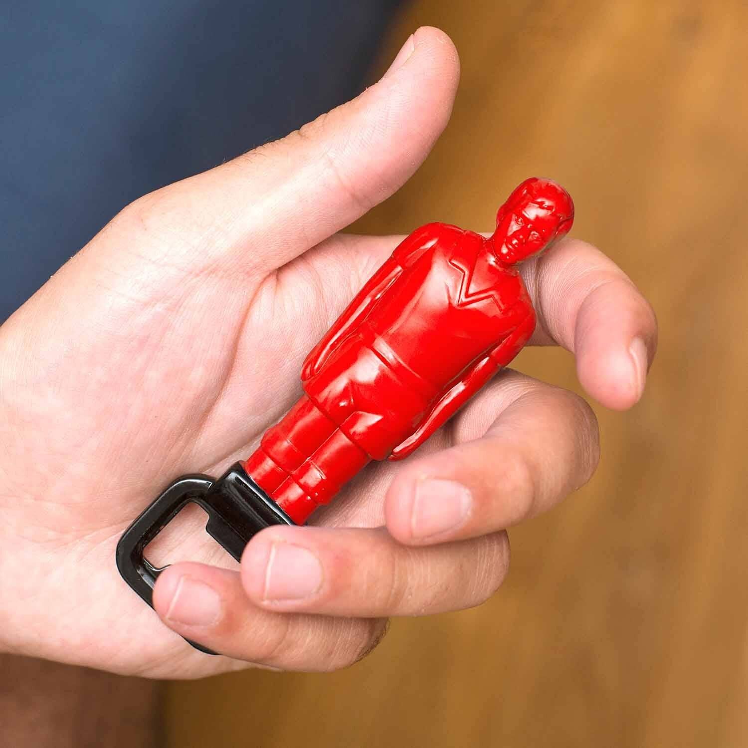 Flaschenöffner "Kicker-Spielfigur" (rot)