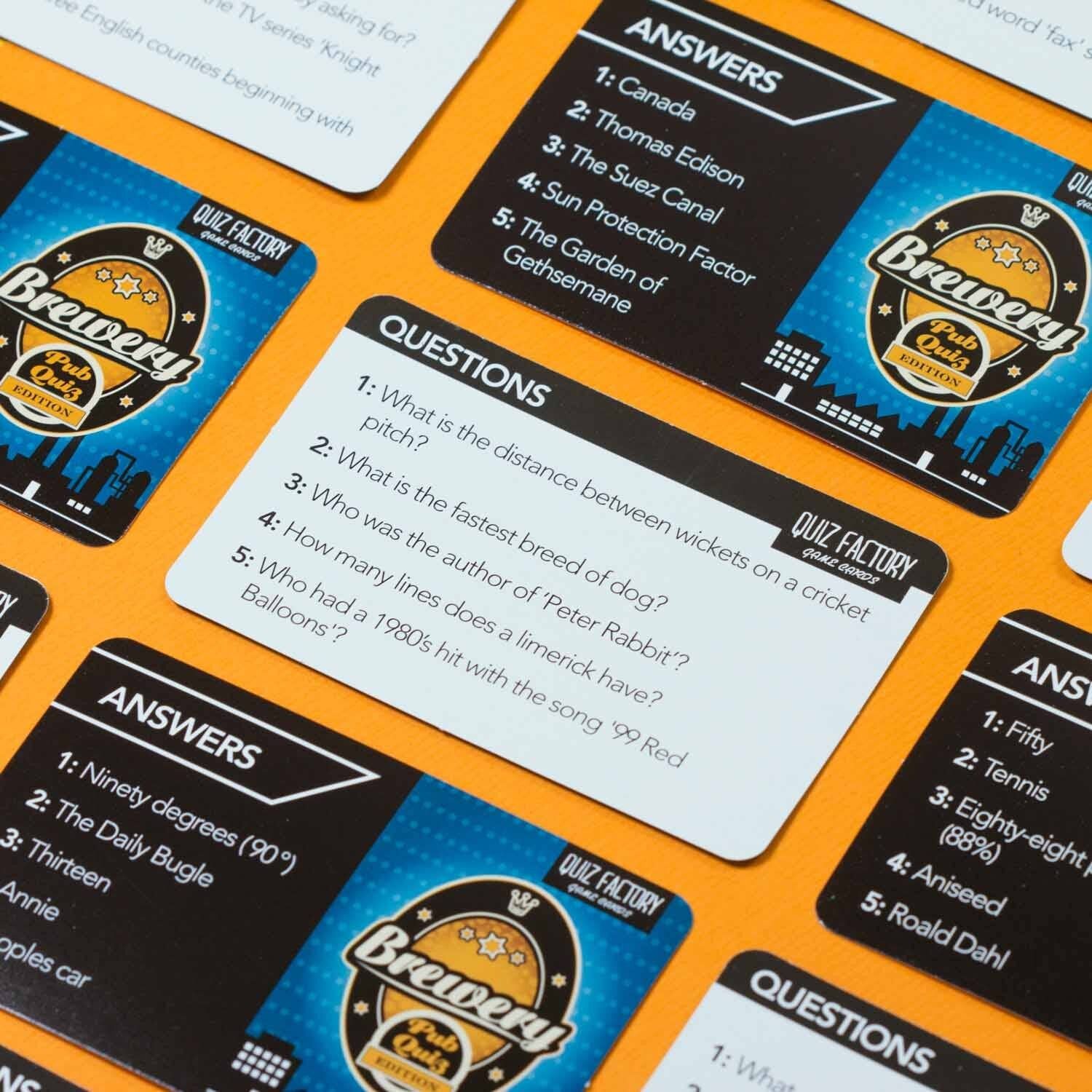 Quiz sulle carte "Pub"