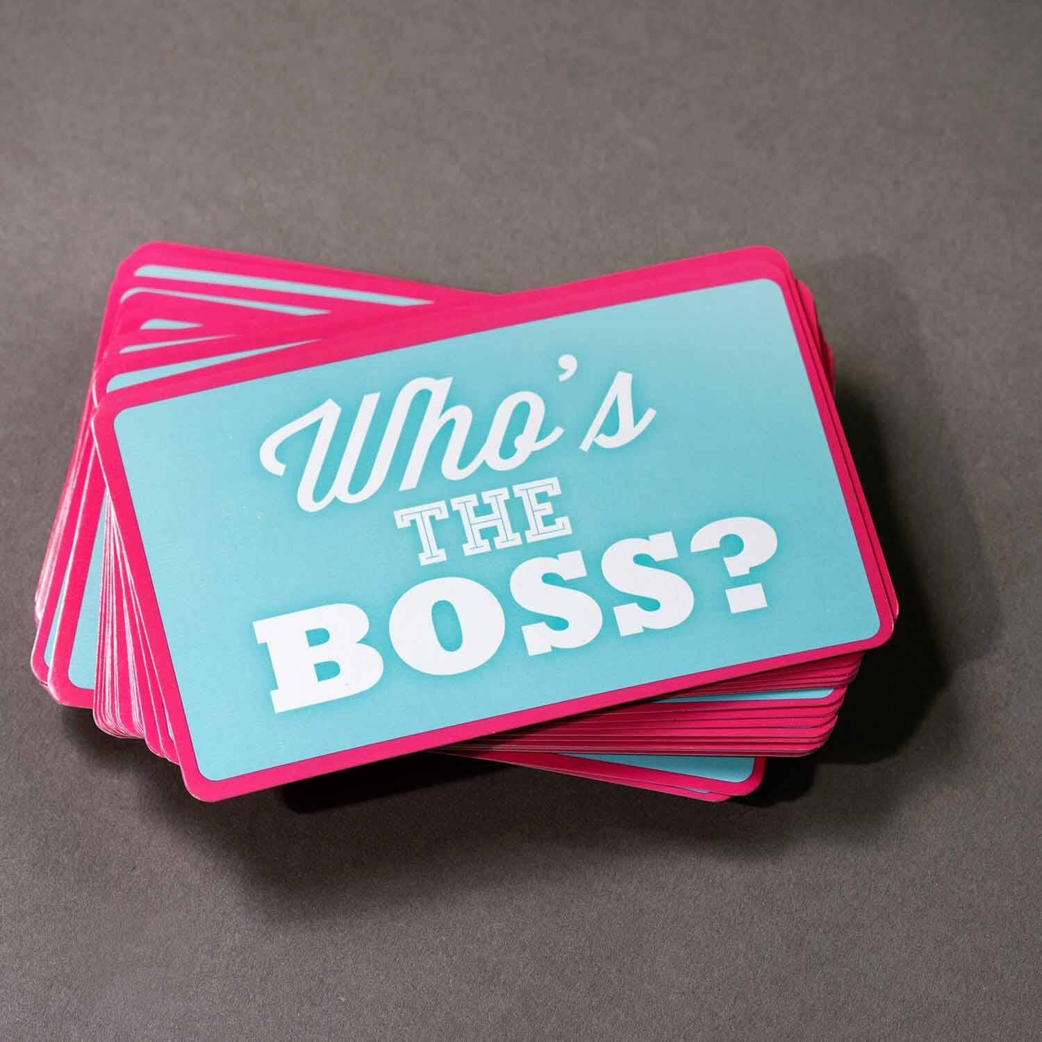 Quiz sulle carte "Chi è il capo"