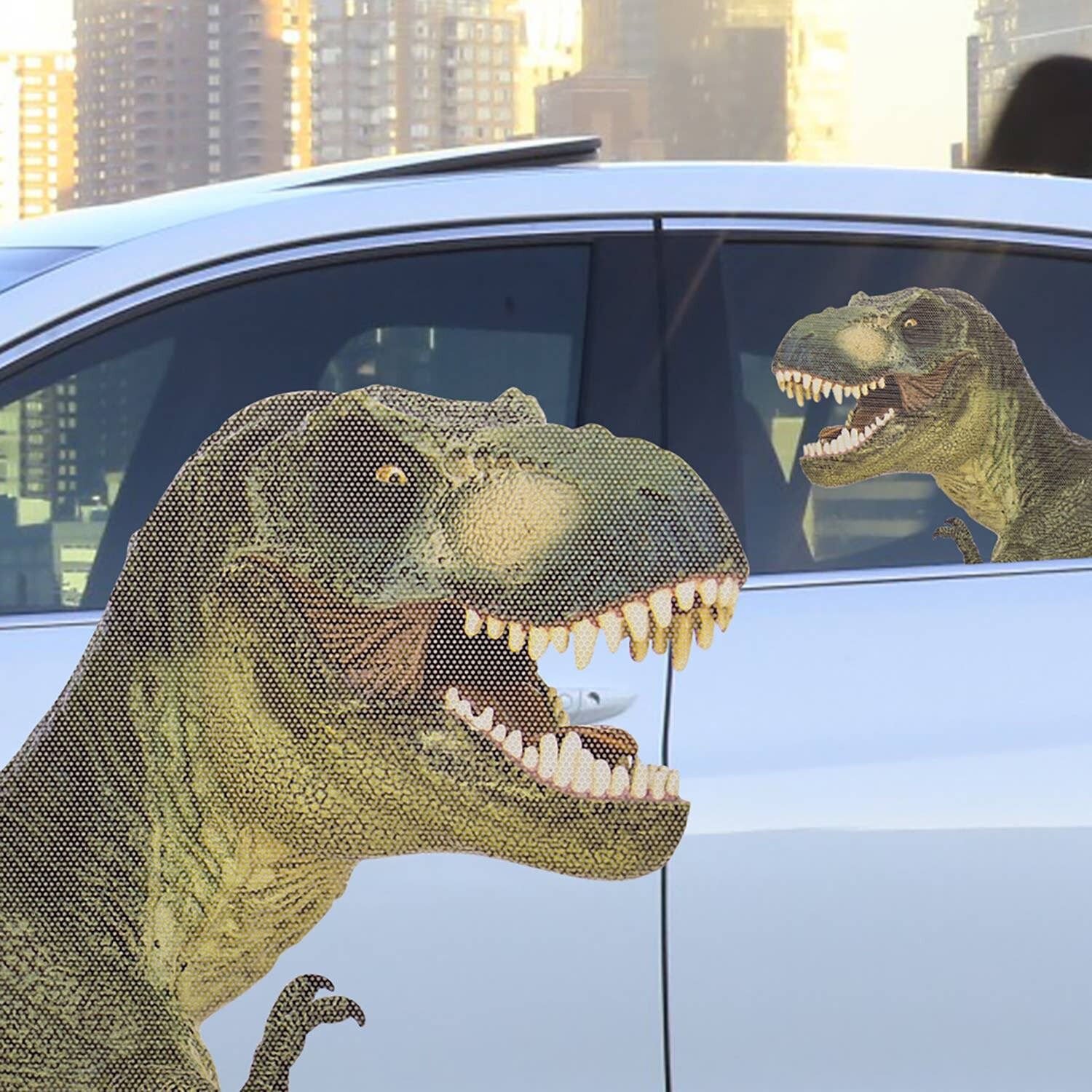 Adesivi per finestre T-Rex, adesivi per auto con motivo T-Rex