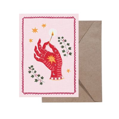 Greeting Card "Perfect Match" Illustration - A6 folded