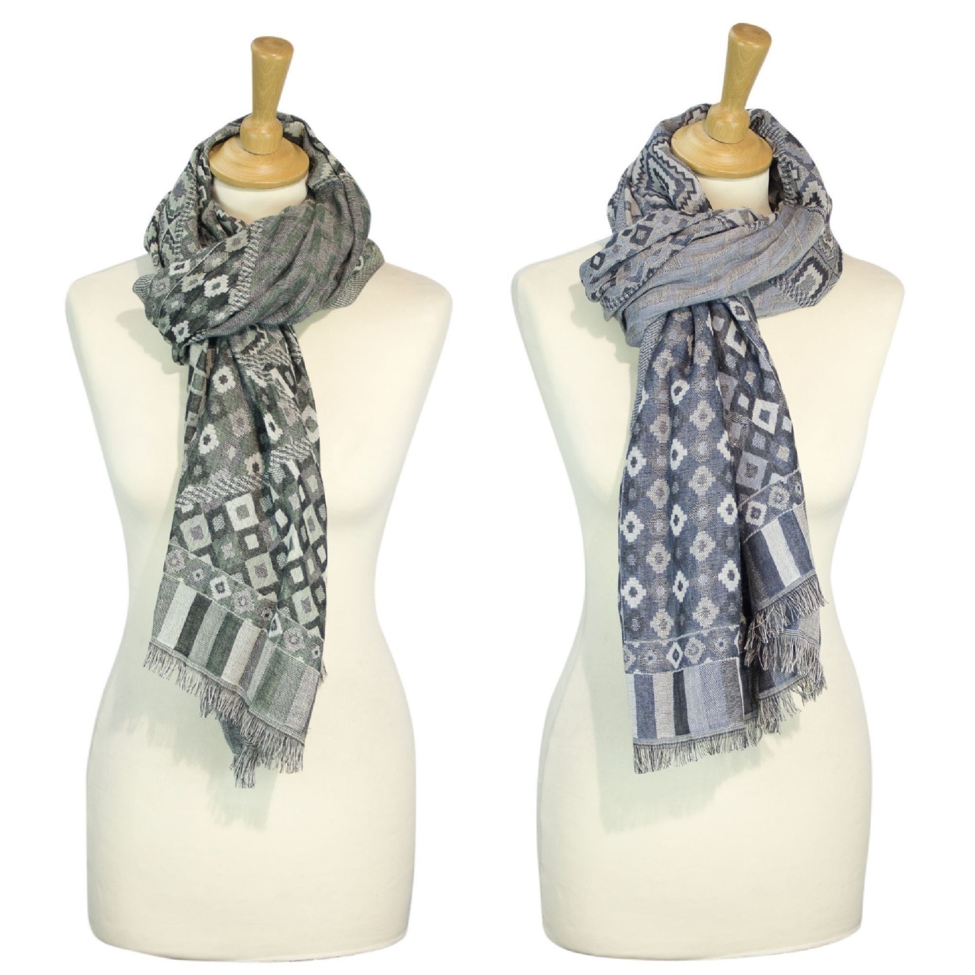 Sunsa winter scarf, large stole scarf/scarf made of 60% cotton/40% viscose