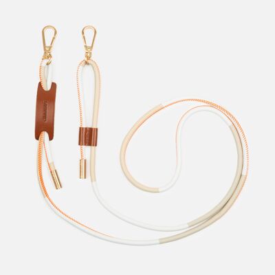 Noga Leather Ginger Shoulder Strap - Charlot Paris