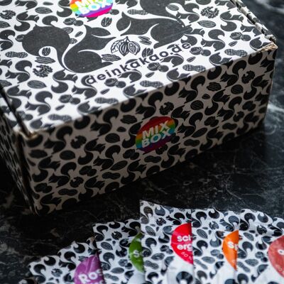 Set di campioni da 20 pezzi Il tuo MIXBOX di polvere di cioccolato al cacao