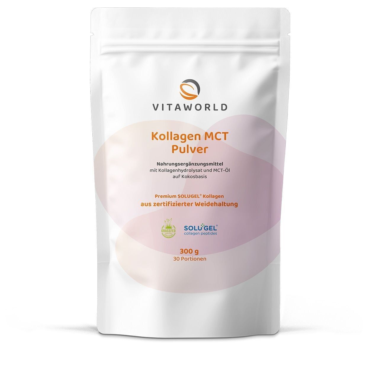 Kollagen MCT Pulver Grassfed, aus zertifizierter Weidehaltung (300 g)