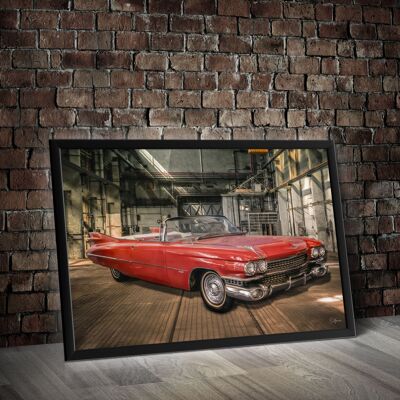 Póster del Cadillac Serie 62 Convertible de 1959