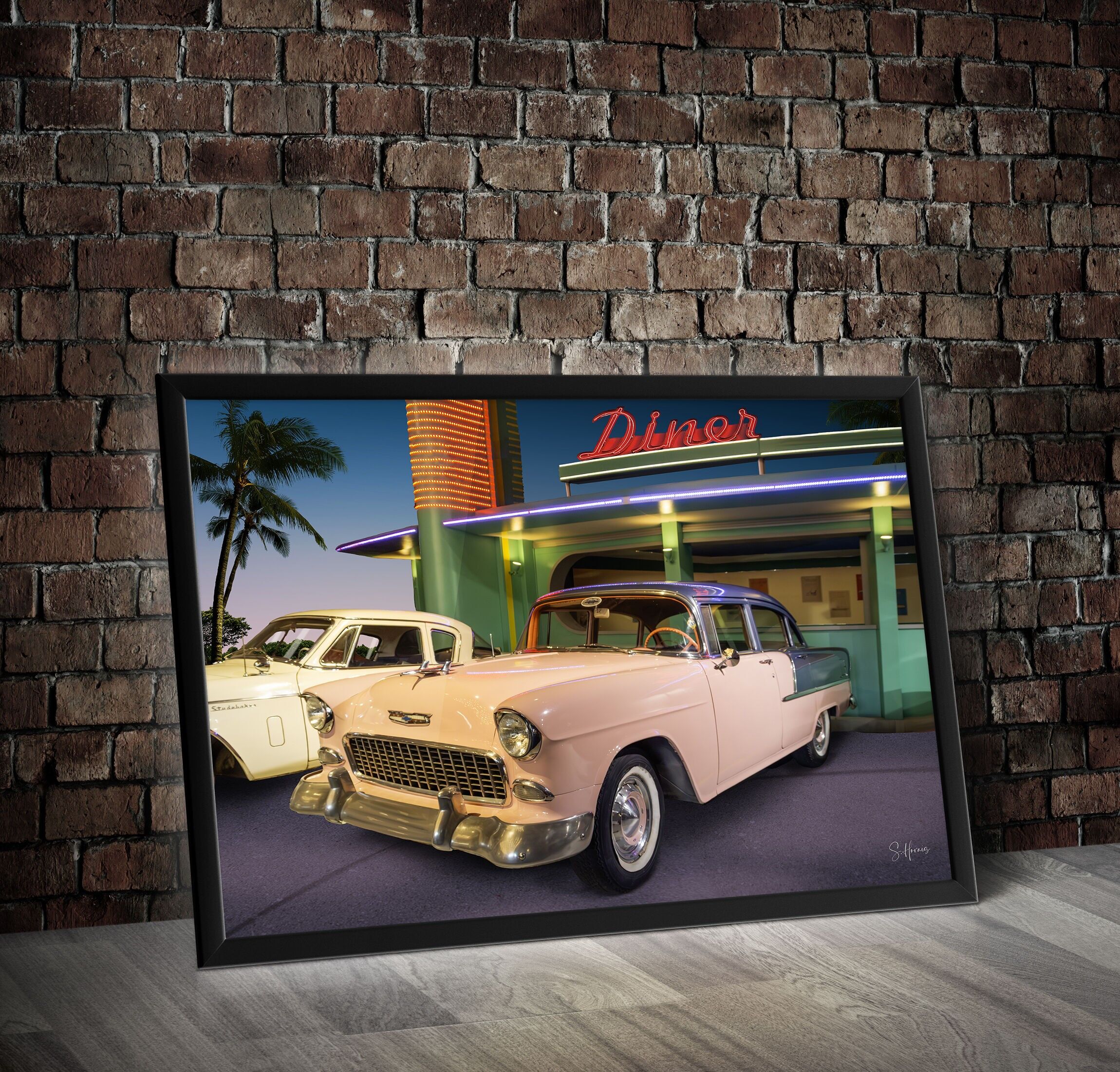 1955 Chevrolet Bel Air poster