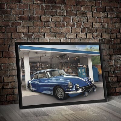 Póster del Citroën DS 21 Rally 1969