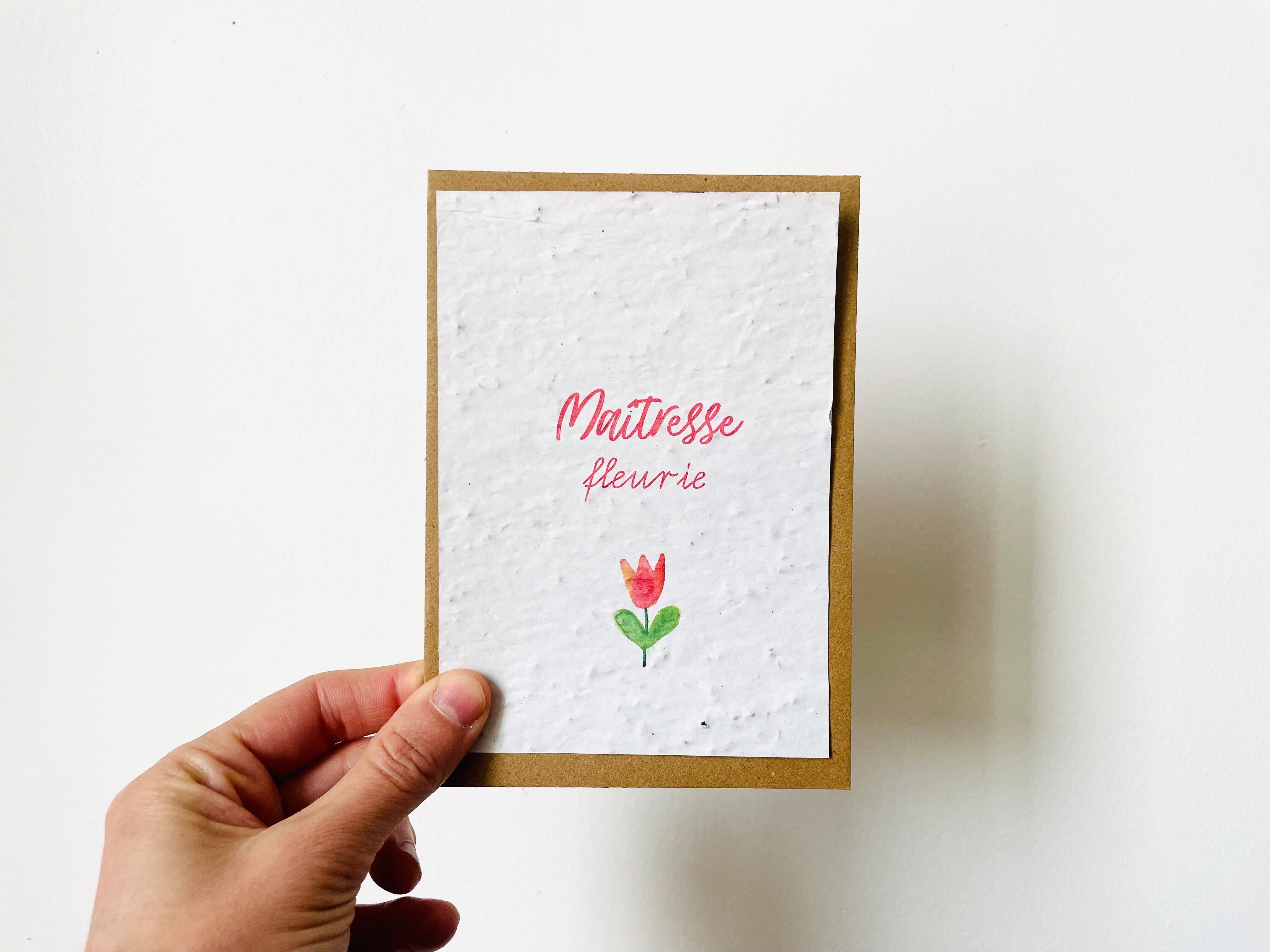 Carta piantabile "Maestro fiorito"