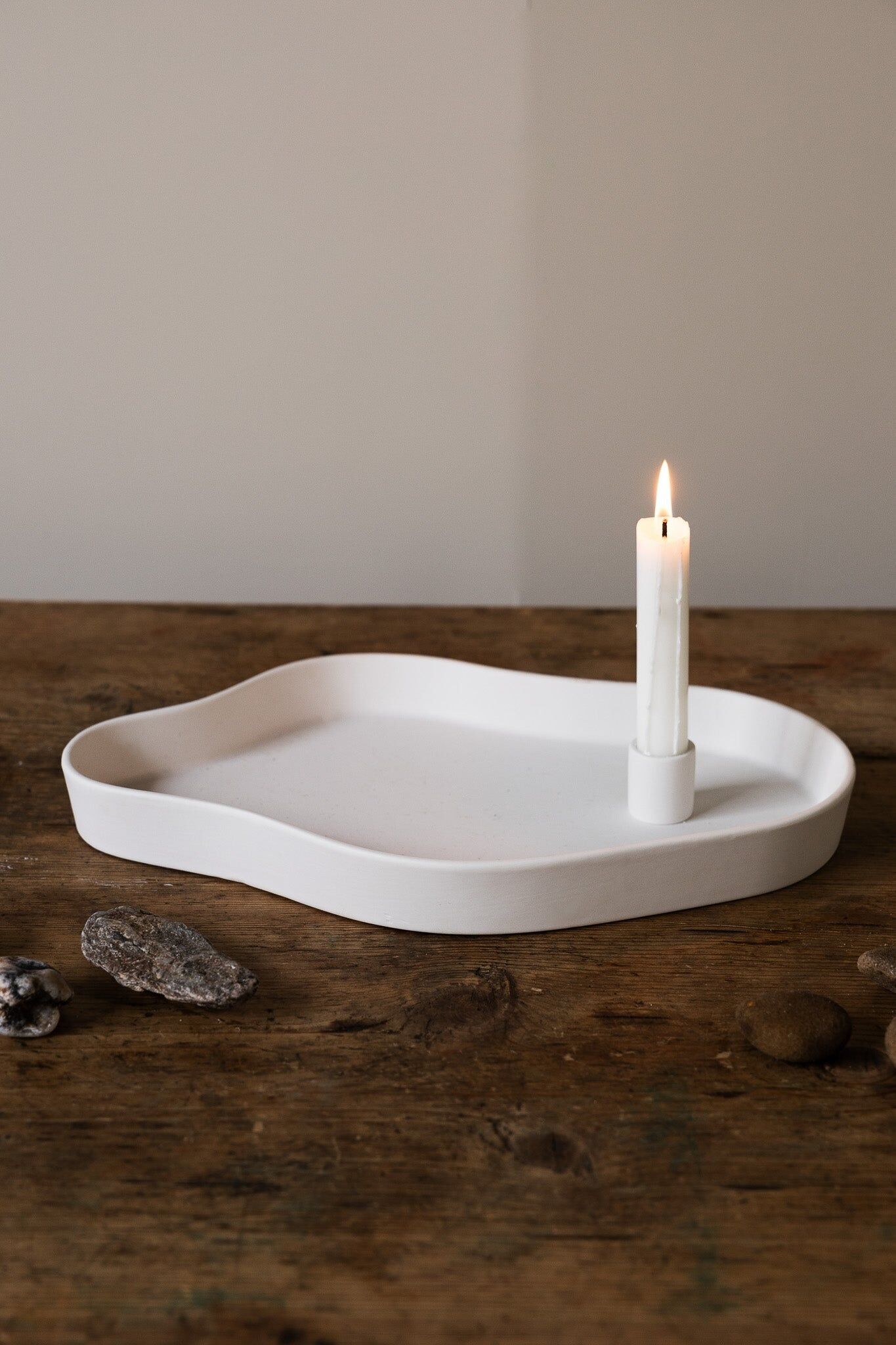 Portacandele VÄNERN bianco