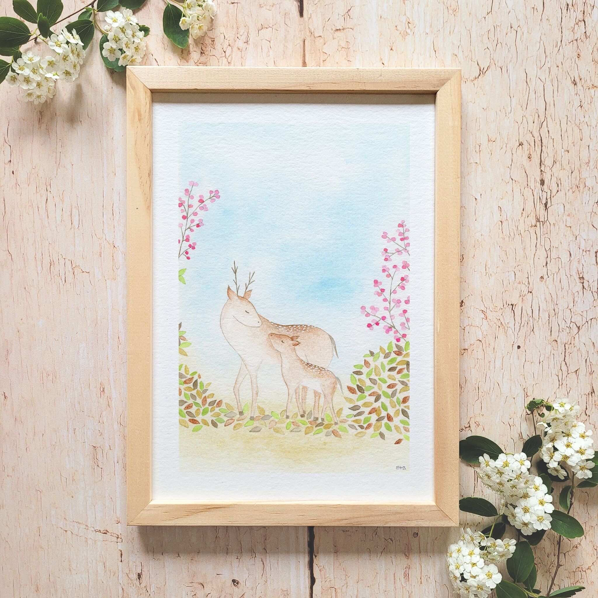 Manifesto acquerello · "Nella foresta"