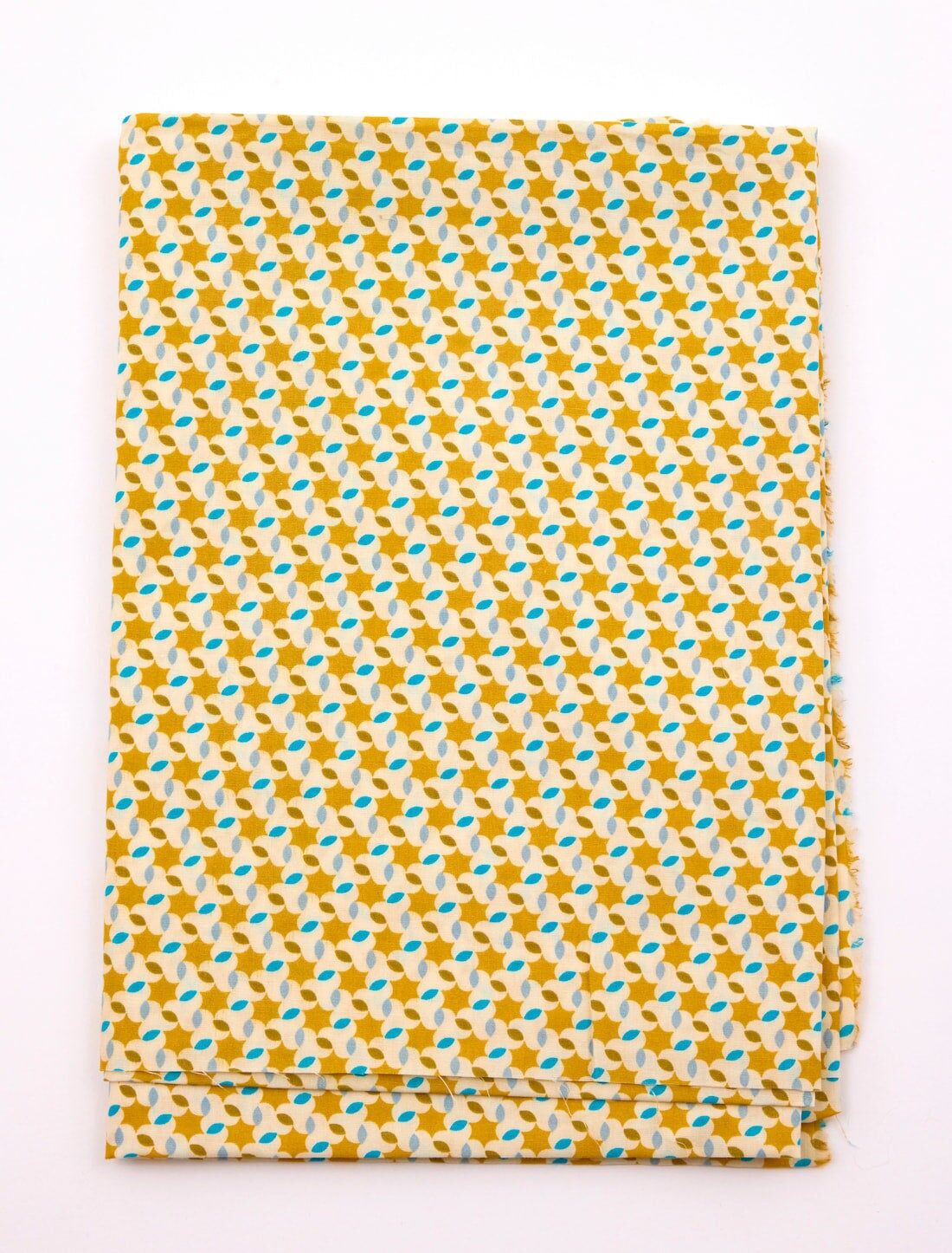 Tessuto Popeline Di Cotone 25M Moussem Zafferano