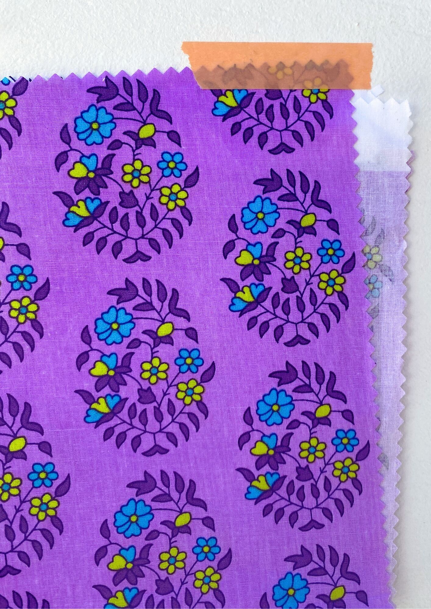 Tessuto popeline di cotone lilla Shalin 25M