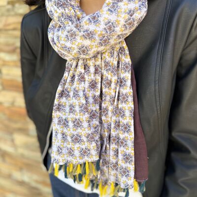 Sciarpa 100% cotone - Sciarpa o pareo da donna - Accessori moda