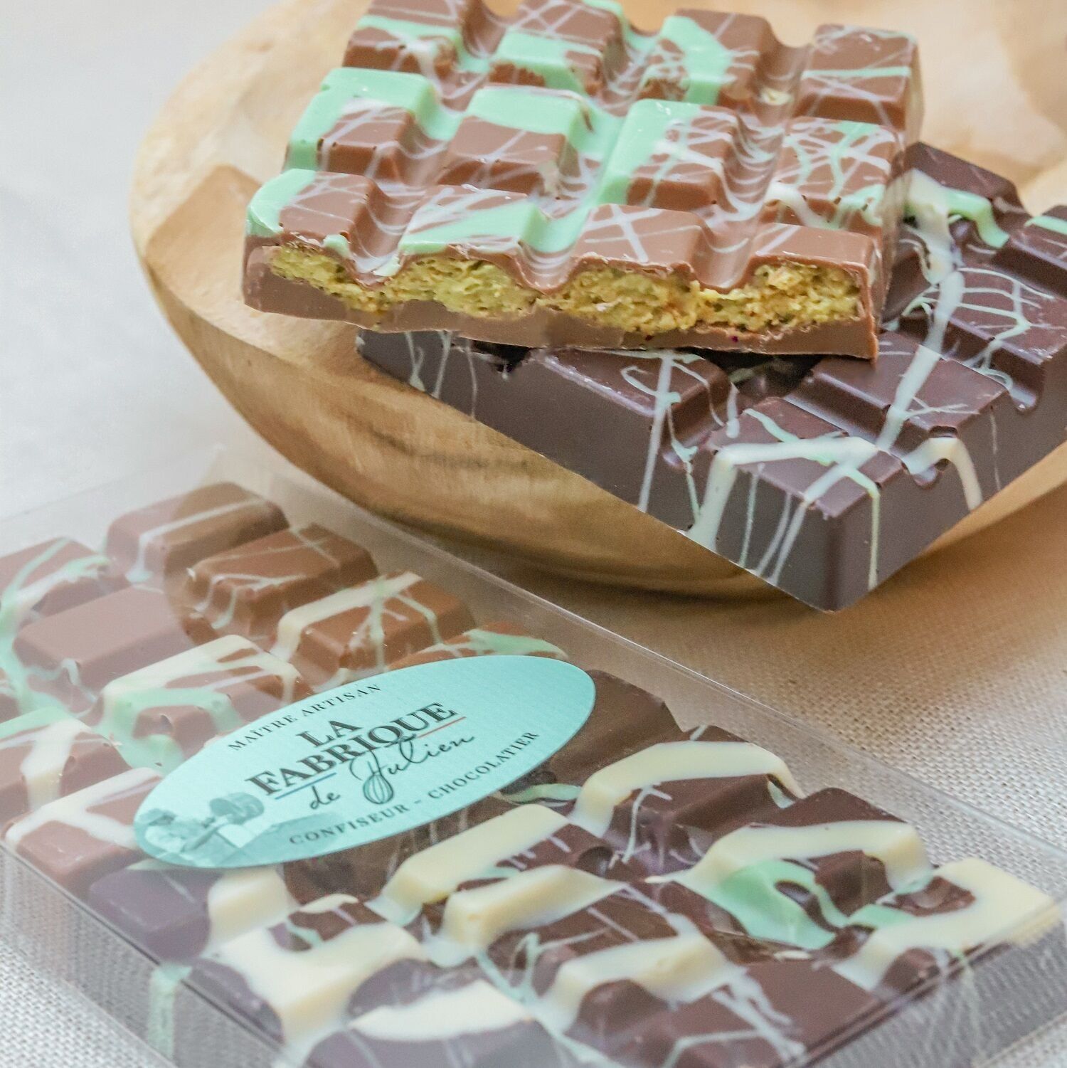 Duo of Dubai-style tablets – 2 x 70 g - La Fabrique de julien