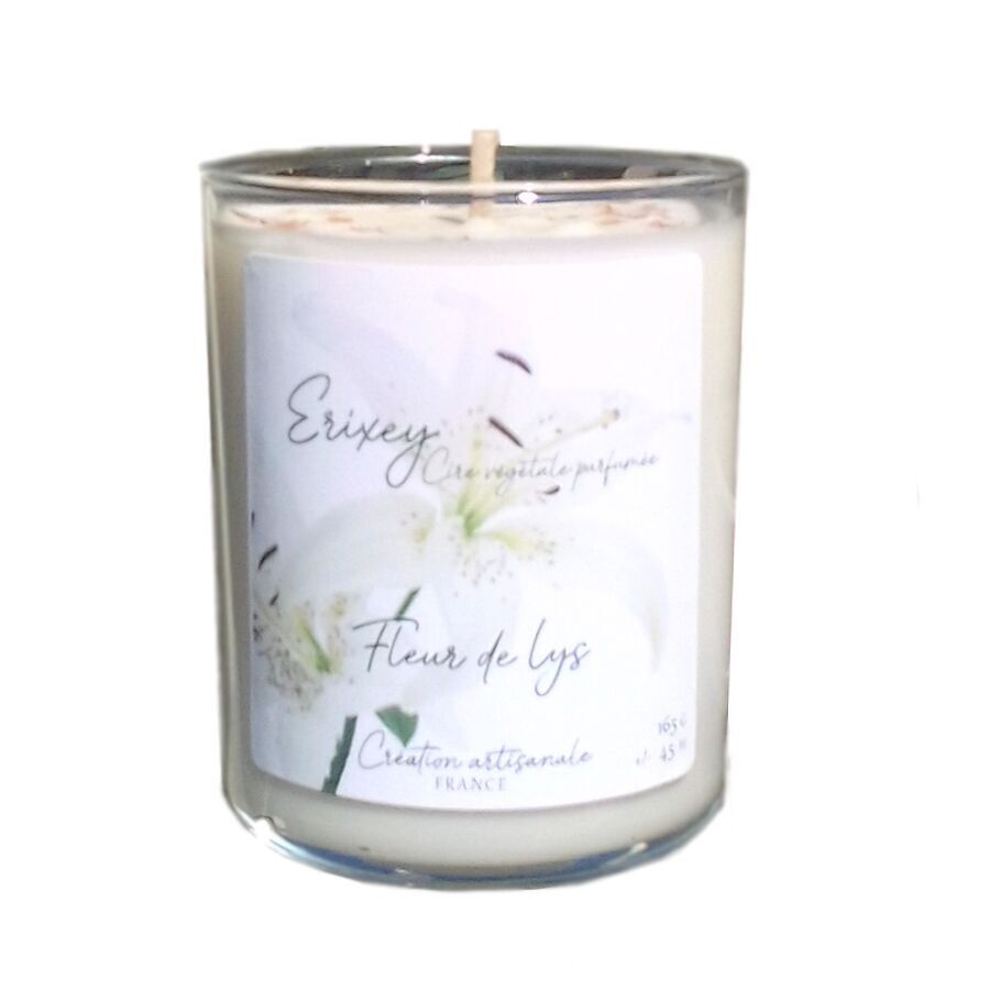 BOUGIE 165 grs  parfum  Fleur de Lys