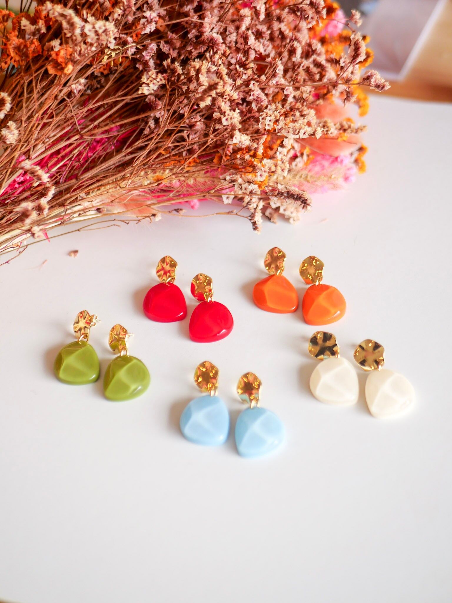 Azeria - Boucles d'oreilles Edith - Idée Cadeau - Fabrication française
