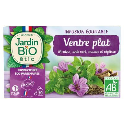 Infuso biologico per pancia piatta