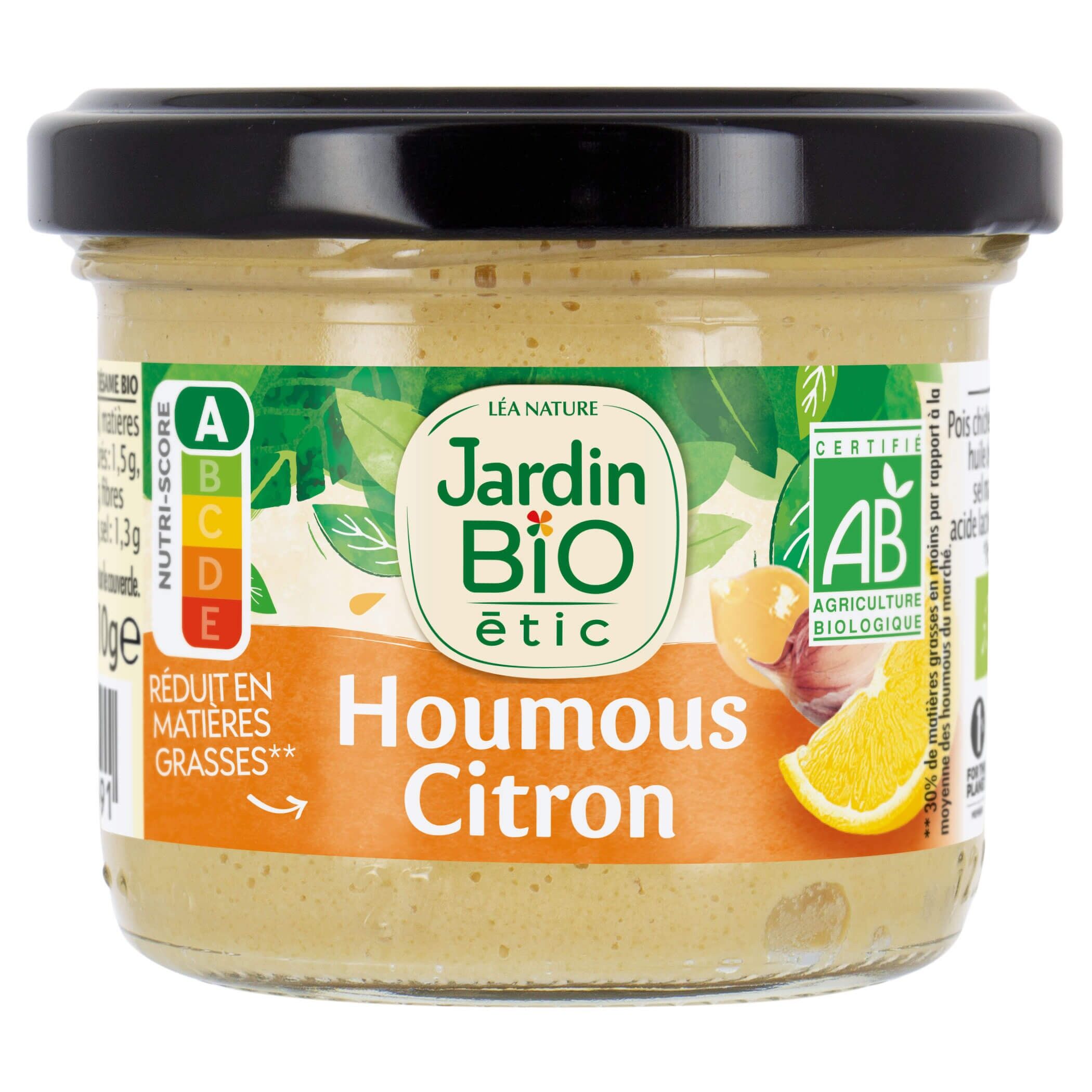 Houmous Citron bio