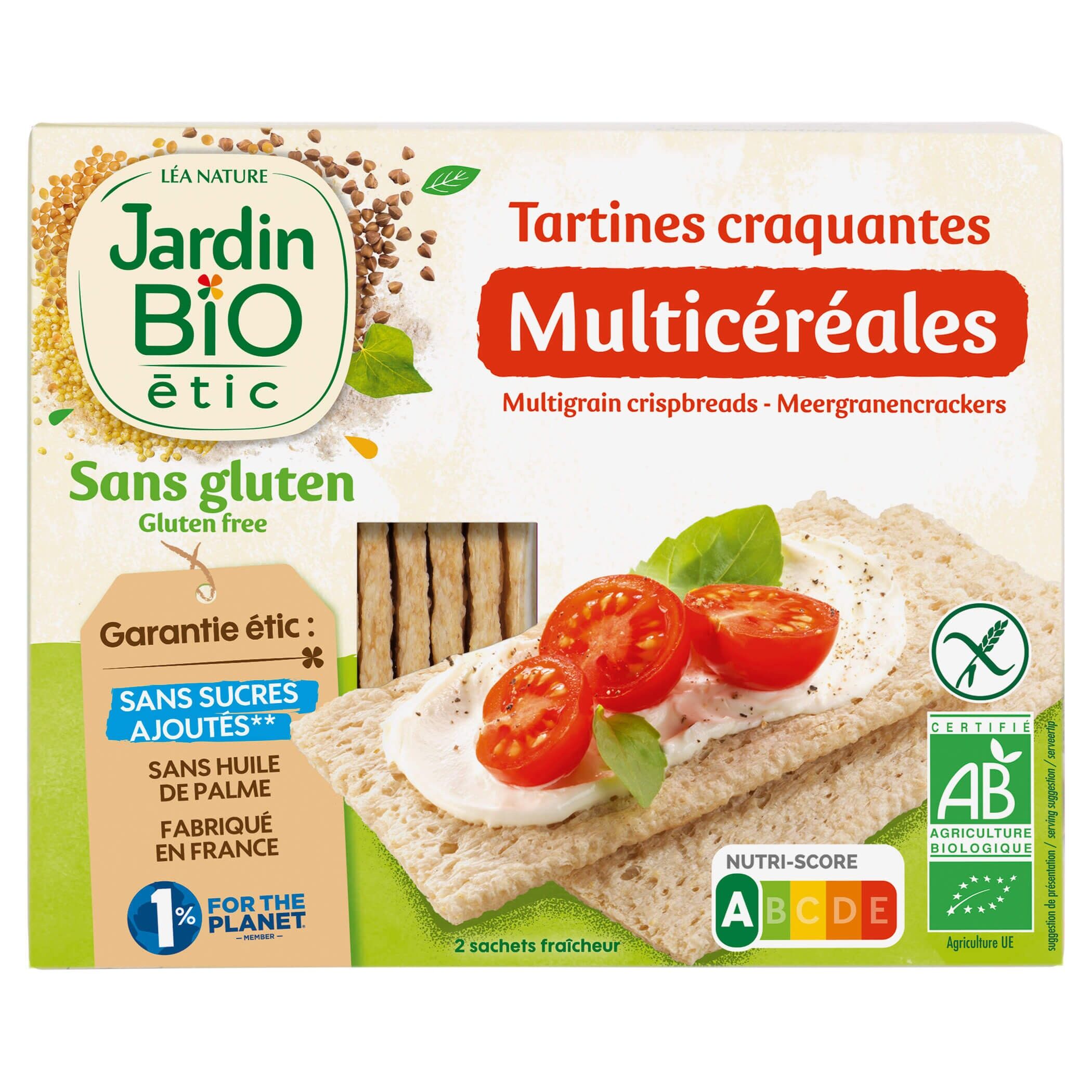 Toast croccante multicereali senza glutine - biologico