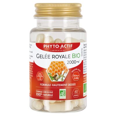 Jalea Real Orgánica 2000 mg - 60 cápsulas