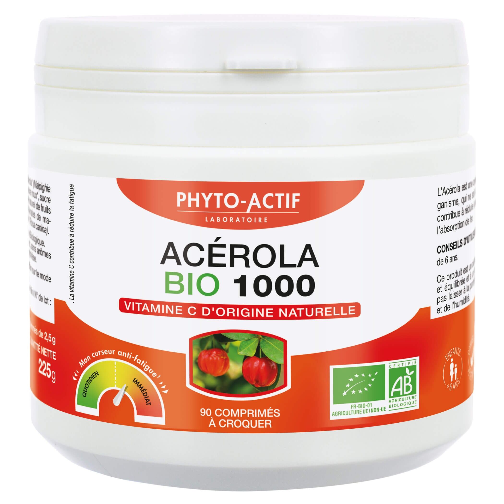 ACEROLA Bio 1000 - Scatola famiglia da 90 compresse
