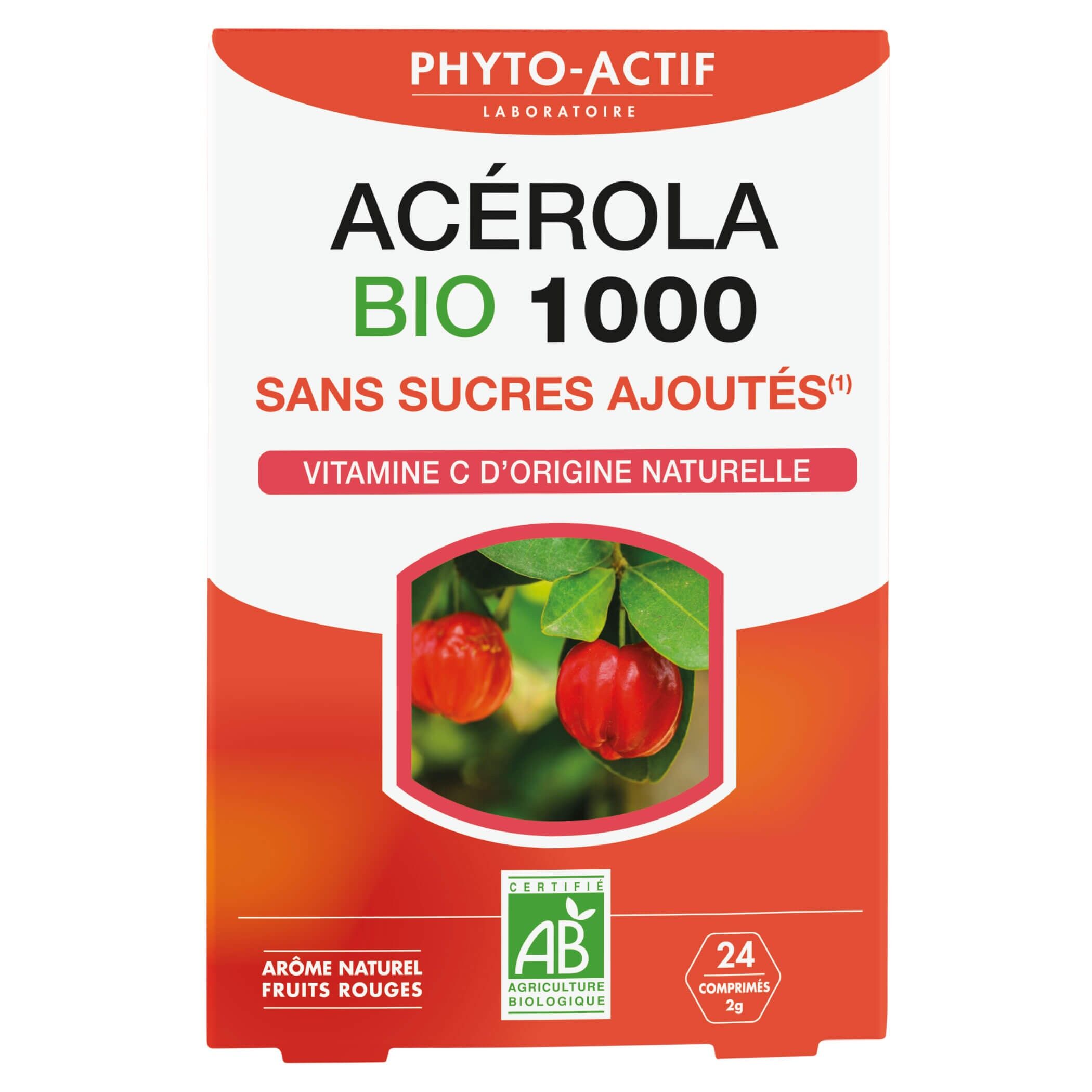 ACEROLA Bio 1000 senza zucchero - 24 compresse