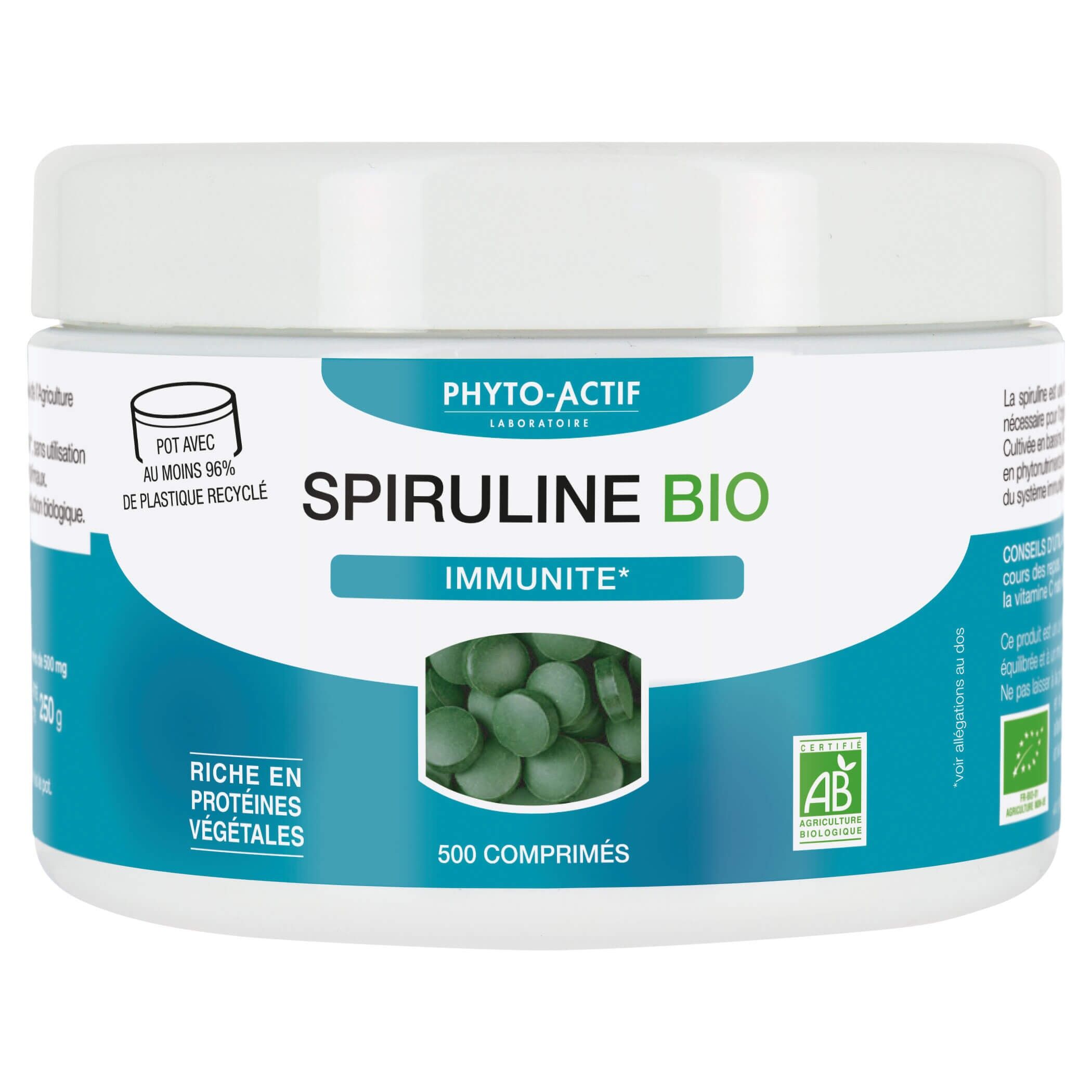 Spiruline Bio - 500 comprimés