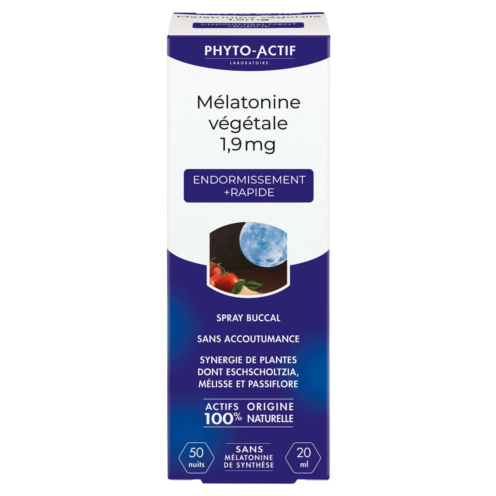 Spray di melatonina 100% vegetale 1,9 mg