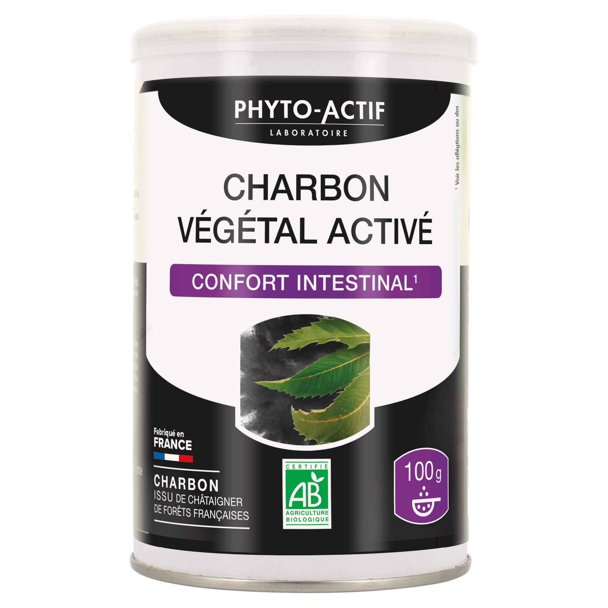 Organic Activated Charcoal - Intestinal Comfort - 100g Powder