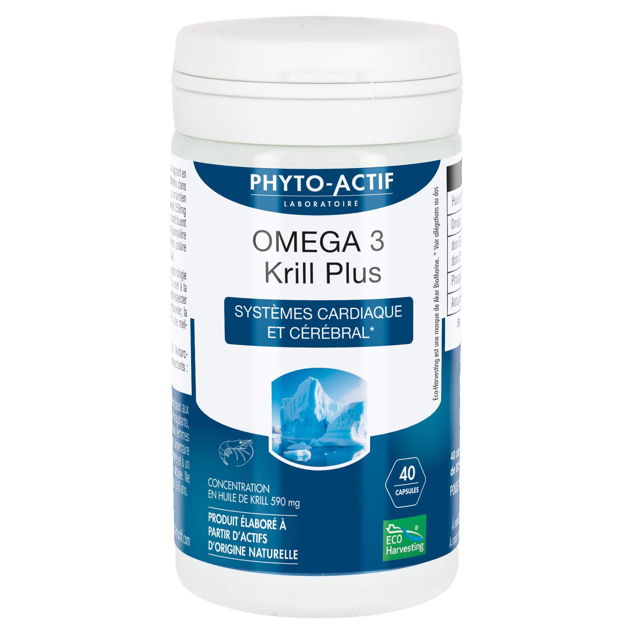 OMEGA 3 Krill Plus - Sistema Cuore e Cervello - 40 capsule