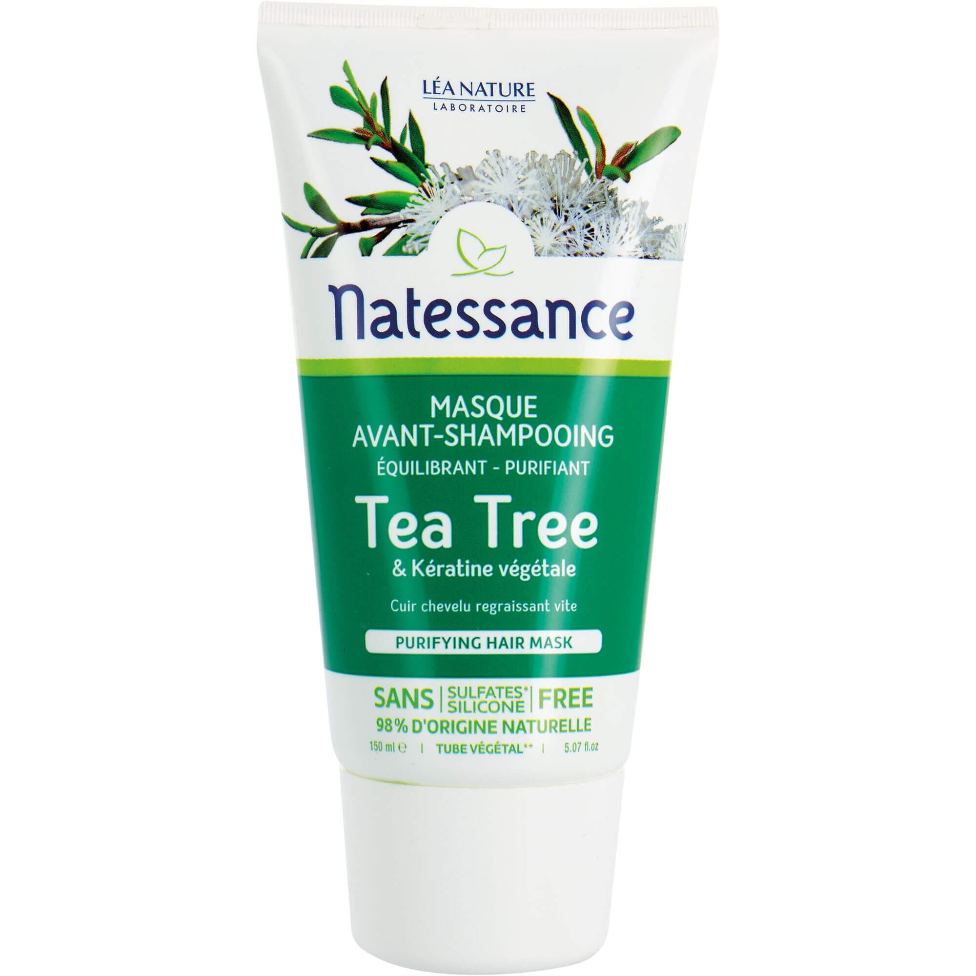Mascarilla pre-champú - Árbol de Té y Keratina Vegetal