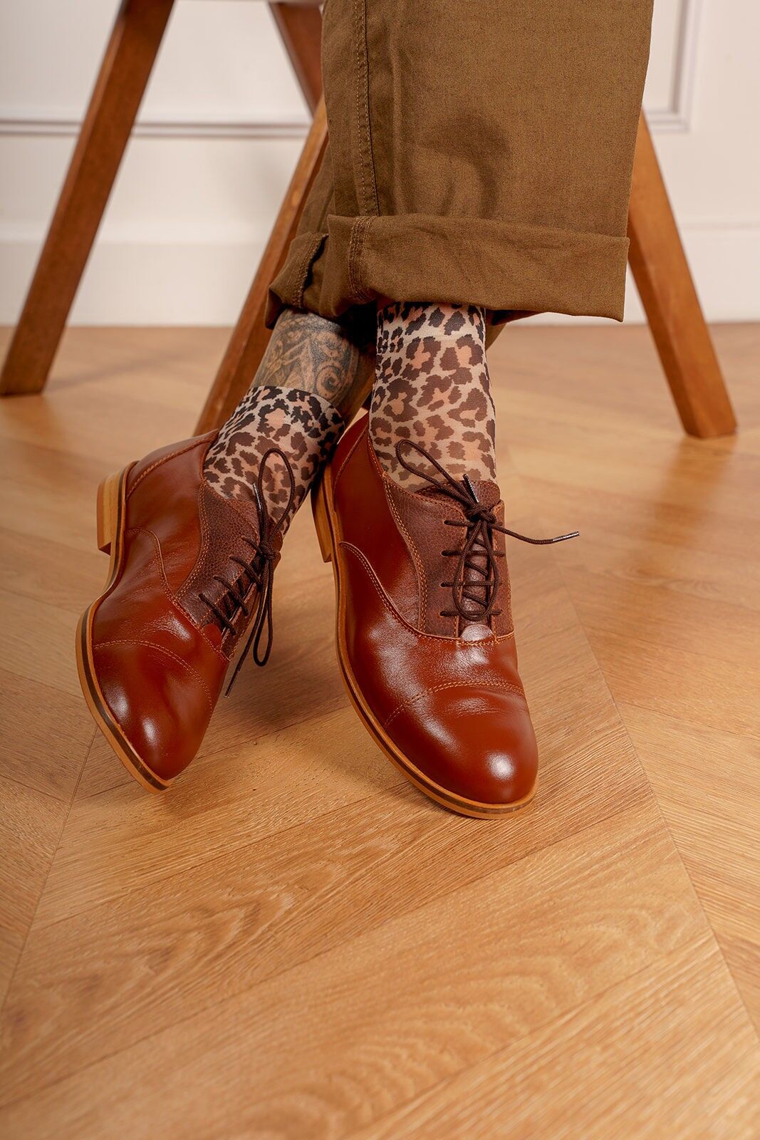 Oscar - Braune Derby-Schuhe aus Leder