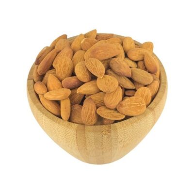 Organic Roasted Shelled Almonds in Bulk - 125g